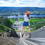 Luxury Cabin, Wellness And View Over The Tyrifjord Hébergement de vacances Vikersund