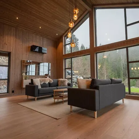 Luxury Cabin, Wellness And View Over The Tyrifjord Vikersund