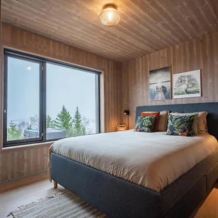 Ferienhaus Luxury Cabin, Wellness And View Over The Tyrifjord *