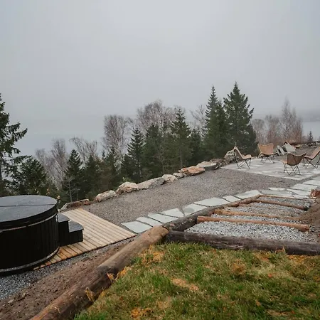 Ferienhaus Luxury Cabin, Wellness And View Over The Tyrifjord Vikersund