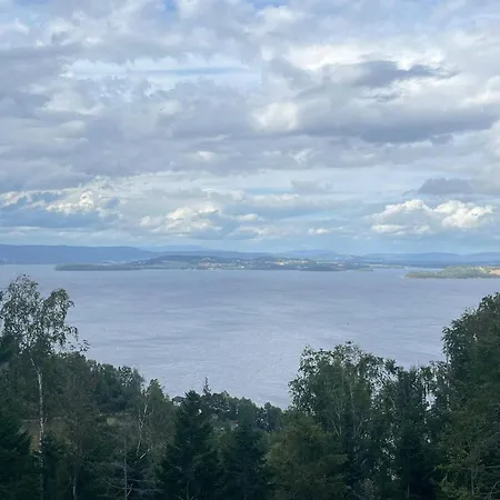 Luxury Cabin, Wellness And View Over The Tyrifjord Feriehus