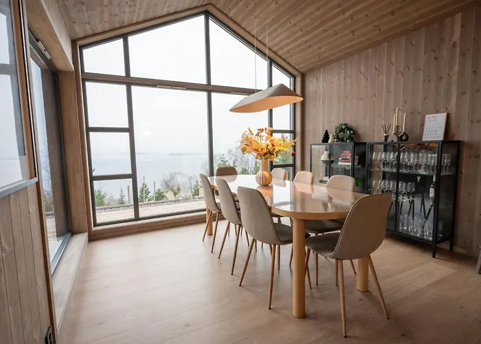 Feriehus Luxury Cabin, Wellness And View Over The Tyrifjord *