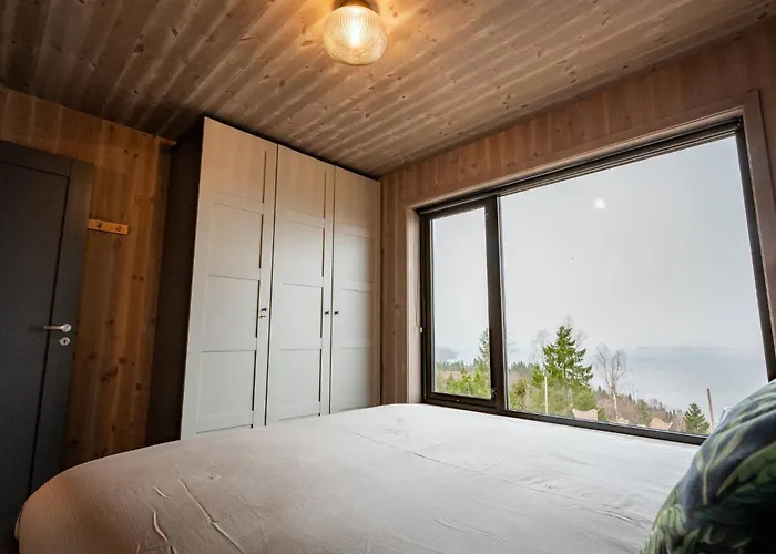 Luxury Cabin, Wellness And View Over The Tyrifjord Casa de Férias