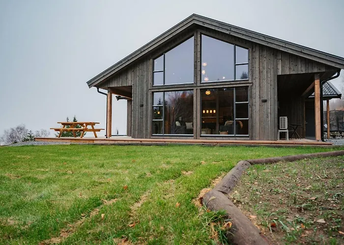 Casa de Férias Luxury Cabin, Wellness And View Over The Tyrifjord *
