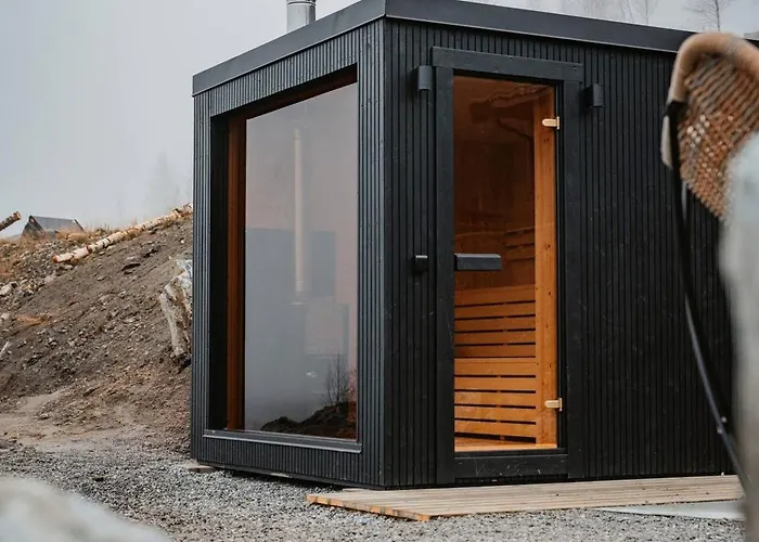 Feriehus Luxury Cabin, Wellness And View Over The Tyrifjord