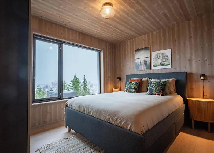 Vakantiehuis Luxury Cabin, Wellness And View Over The Tyrifjord *