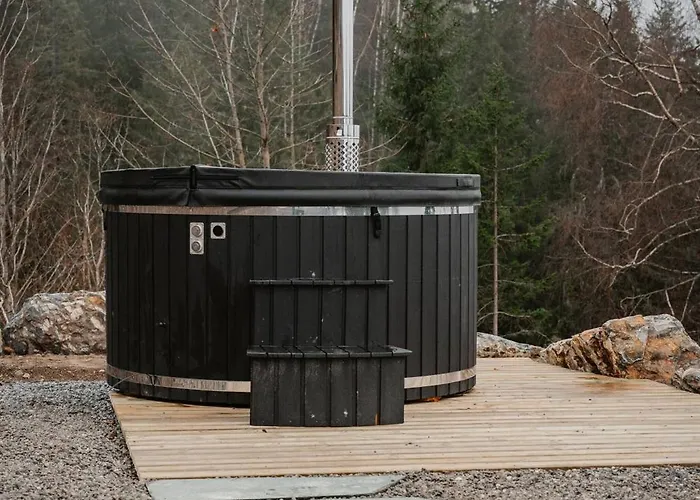 Luxury Cabin, Wellness And View Over The Tyrifjord Vikersund