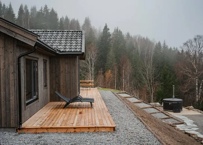 Luxury Cabin, Wellness And View Over The Tyrifjord Vikersund