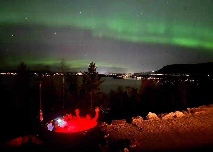 Vakantiehuis Luxury Cabin, Wellness And View Over The Tyrifjord *